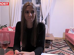 Hungarian teenage satisfying her twat with 2 massagers